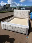 5x6 Sunburst Channel-Tufted Bed Frame: Free Delivery - 1