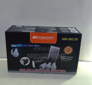 Kamisafe 8017B Solar Lighting and Charger Kit