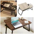 Adjustable Laptop Tray Table with Cup Slot - 2