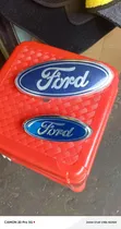 22cm Ford Oval Grille Emblem with Chrome Trim - 1