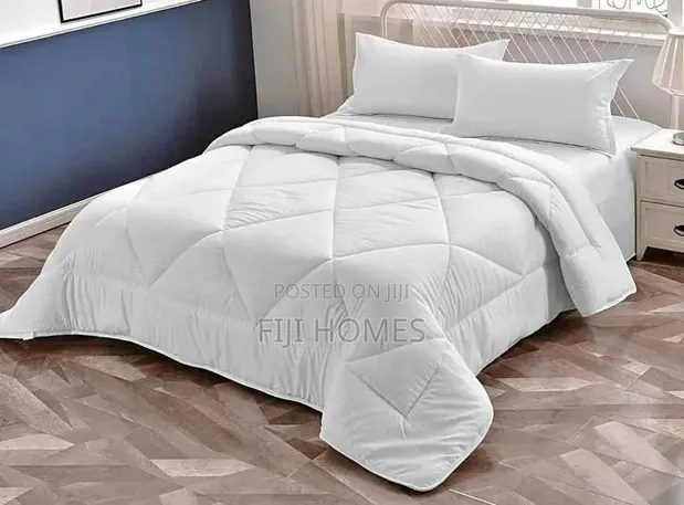 4pc Striped Cotton Duvet Set | 6x7 ft - 1