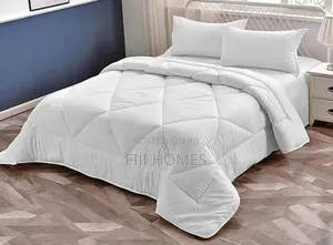 4pc Striped Cotton Duvet Set | 6x7 ft