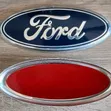 Ford Smooth Logo Emblem Overlay Decal (18cm) - 2