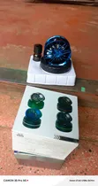Alloy Wheel Hub Solar Rotating Air Freshener - 1