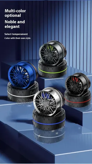 Solar Powered Rotating Miniature Alloy Hub Air Freshener