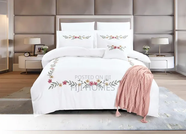 4pc Egyptian Cotton Duvet Cover Set - 1