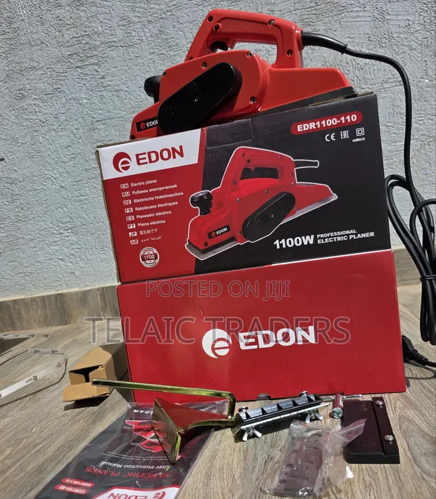 Edon Electric Planer 1100W na Blade ya Ziada - 1