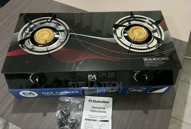 Electromate Glass Double Burner Cooker - 1