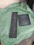 Brand New Black Plastic Car License Plate Holders (Set) - 2