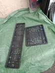 Full Set Square & Oblong Plastic License Plate Frames - 1