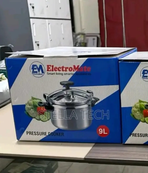 Electromate Manual Pressure Cooker - 9 Litres - 1