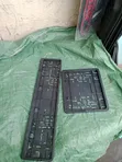 Plastic Number Plate Brackets - Grid Pattern - 1