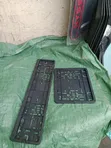 Plastic Number Plate Brackets - Grid Pattern - 2