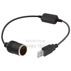 5V 2A USB to 12V Car Plug Socket Adapter Converter