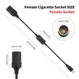 5V 2A USB to 12V Car Plug Socket Adapter Converter - 3
