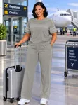 Elegant 2PC Dress + Long Coat (M-3XL) - 2