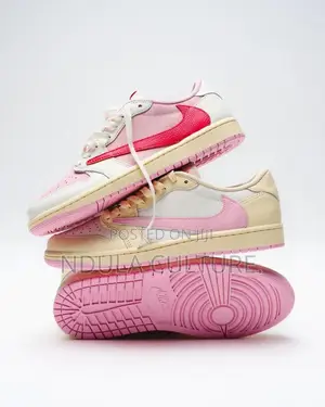 Air Jordan 1 Low x Travis Scott Shy Pink