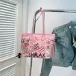 Shrak Tote Bags - Multicolor Faux Leather - 1