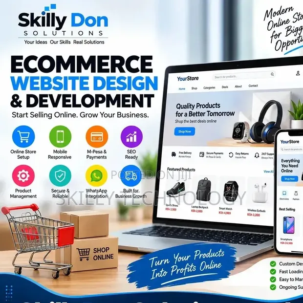 Ecommerce Website Design & Online Shop Development Kenya - 1