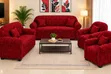Fitted Jacquard Sofa Covers with Free Pillow Cases - 1