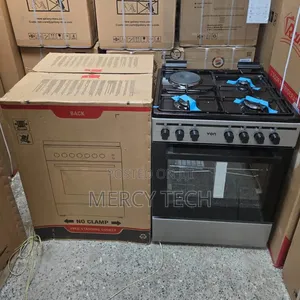 60x60cm Von Cooker: 3 Gas + 1 Electric Standing Cooker