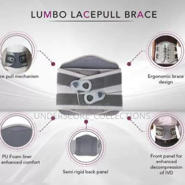 Tynor Lumbo Lacepull Brace - Grey - 1