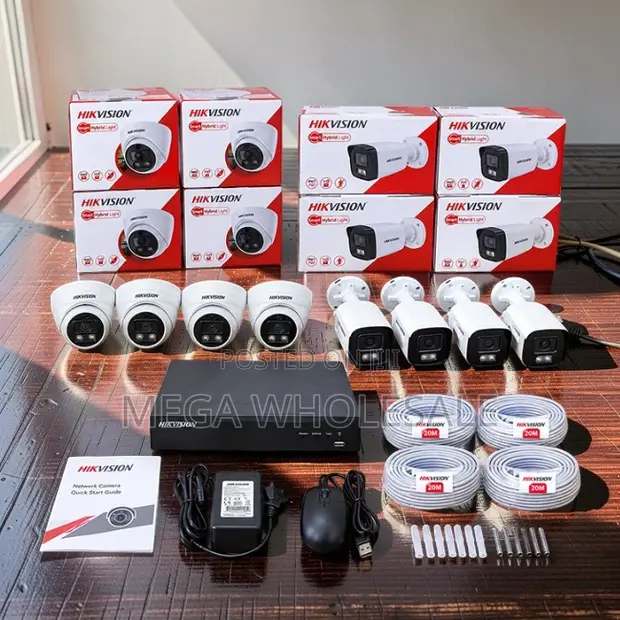 Hikvision 8-Channel 1080p Full HD CCTV Camera Kit - 1