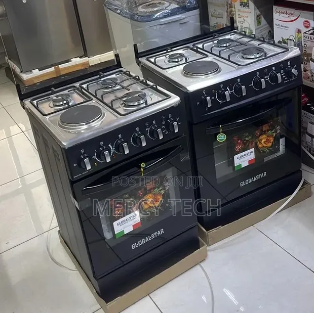Globalstar JET 3+1 Standing Cooker with Electric Oven (50x55cm) - 1