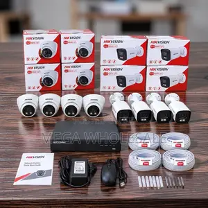 Hikvision 1080P 8-Channel Smart Hybrid CCTV Camera Kit