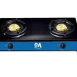 Electromate Cooker ya Gesi ya Kuchomea Mbili ya Chuma cha Kutupwa - 1