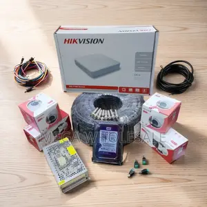 Hikvision 4-Channel Full HD 1080p Smart Hybrid CCTV Camera Kit