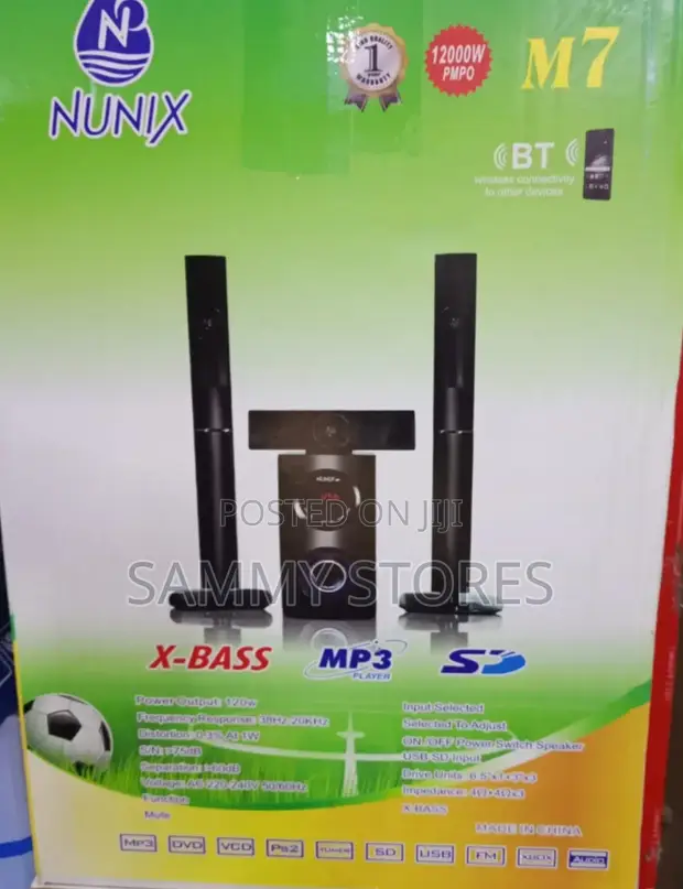 Nunix 3.1CH NU-M7 Home Theater Speaker System - 1