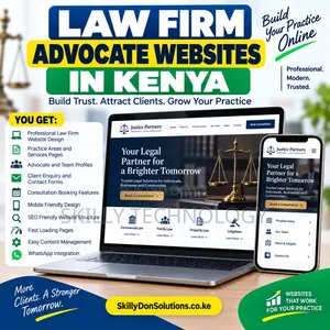 Law Firm Advocate Website Design Kenya
