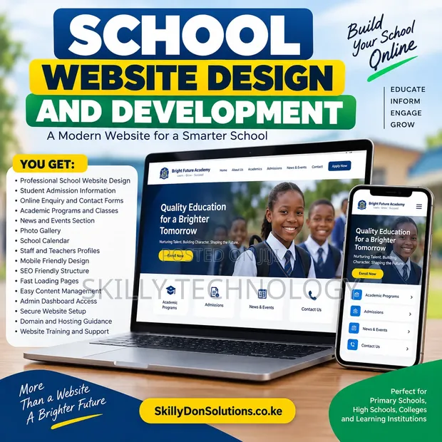 School Education Website Design & Development Kenya - 1