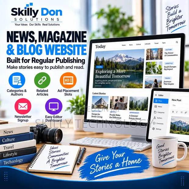 News & Magazine Blog Websites for Sale - 1