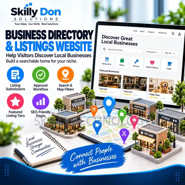 Business Directory Listings Website - 1