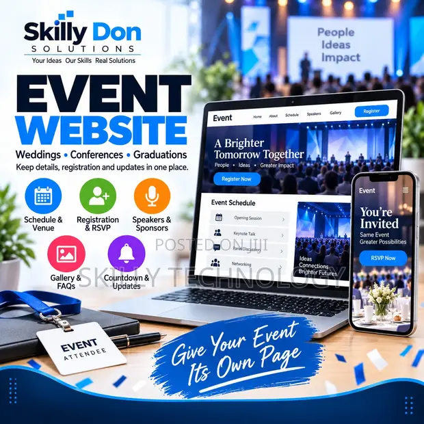 Event Website Design & Setup - 1