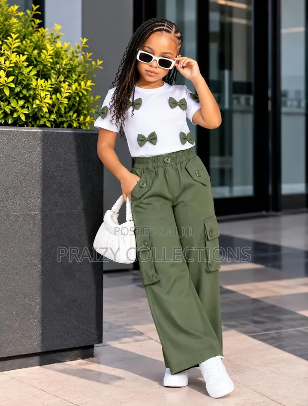 2-Piece Girls Trouser Set - 1