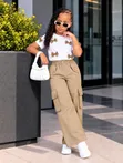 2-Piece Girls Trouser Set - 3