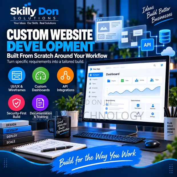 Custom Website Development (Built From Scratch) - 1