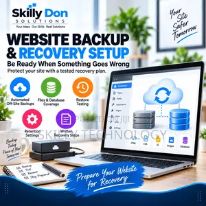 Website Backup & Recovery Setup by Skilly Don Solutions