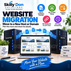 Website Migration Service (New Host or Domain)