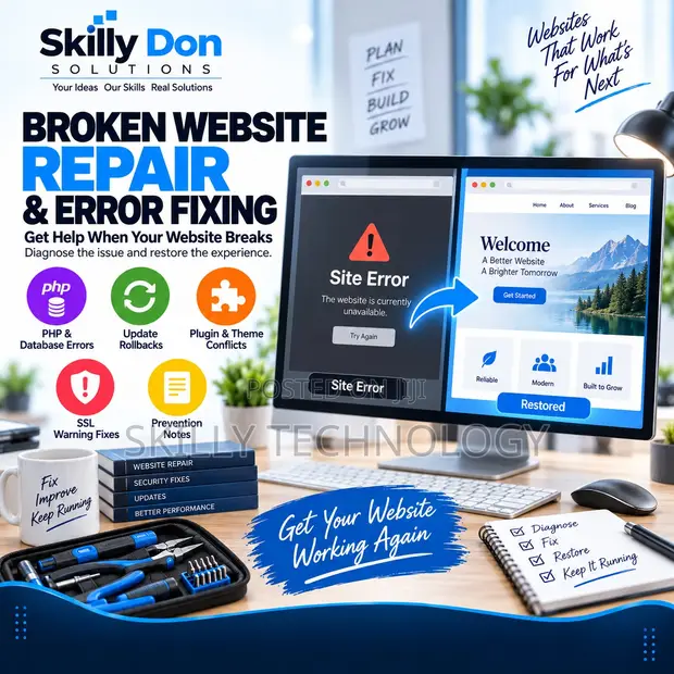 Website Error Fixing & Repair - 1