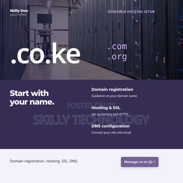 Domain Registration & Hosting Setup - 1