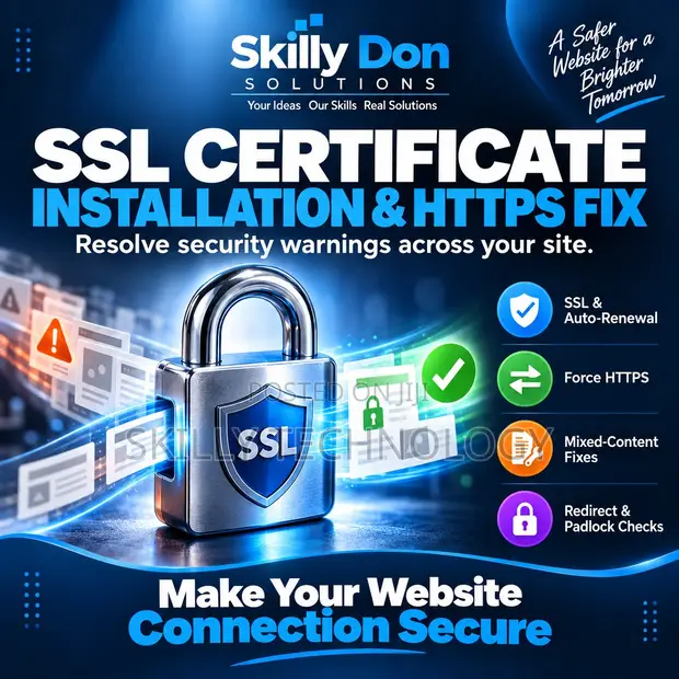 SSL Certificate Installation & HTTPS Fix - 1