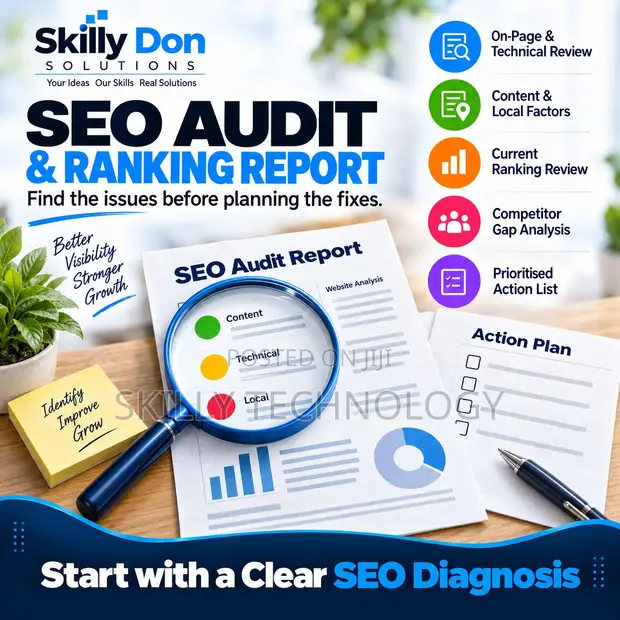 SEO Audit Ranking Report by Skilly Don Solutions - 1