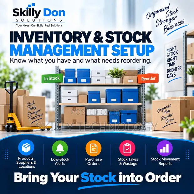 Inventory Stock Management Setup - 1