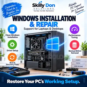 Windows Installation & Repair (Laptops/Desktops)