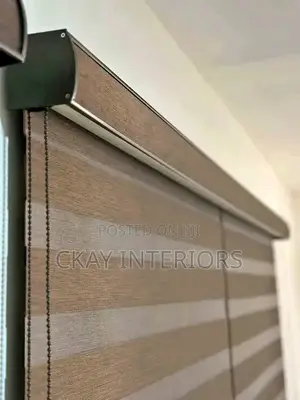 Elegant Horizontal Blinds for Office Windows