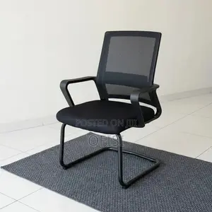Mesh Office Guest Chair - Black